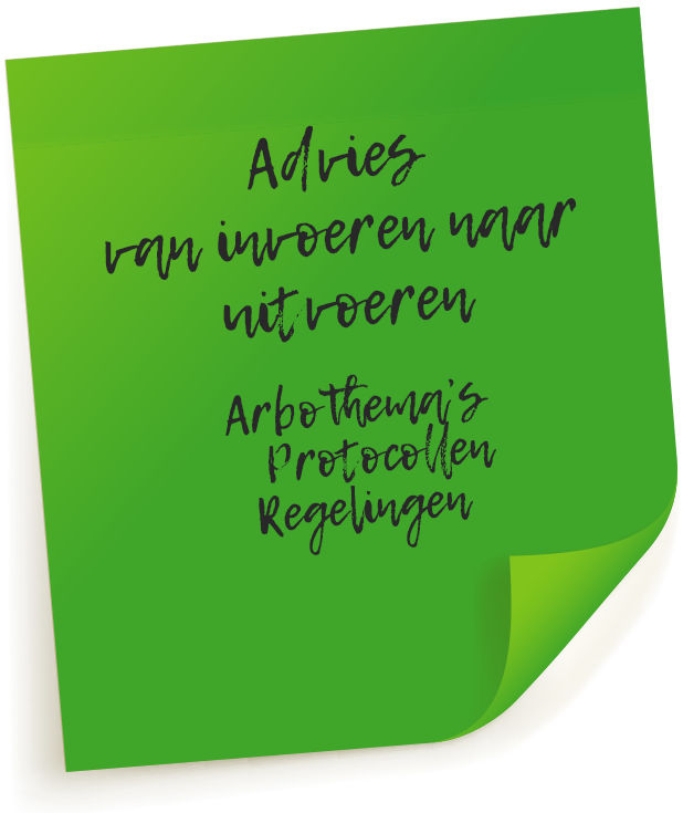 Advies -van invoeren naar uitvoeren- Arbothema’s Protocollen Regelingen